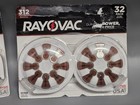 2 Packs Rayovac 312 Hearing Aid Battery 64 Pack Total New  Package Exp 2027