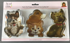 Sweet Elite Cookie Cutters Puppy Kitten Fox Bunny Guinea Pig Hamster Lilacs 9 Pc