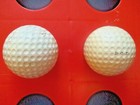 Vtg - 2 Golf Ball Lot - Spalding Dot - Dimple