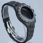 4130 vk63 Movement Carbon Fiber Case 38mm Carbon Fiber Bezel Sapphire Glass