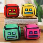 Geometry 12cm Dash Cube Plush Toy Stuffed Doll Small Pillow Pendant Gift