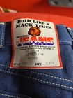 Nos Nwt Vintage Youth Size 5 Mack Truck Bulldgo Denim Jeans