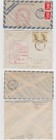 Argentina 1954-59 Ten Different Ff Covers Lade  Aeropostale  Pau  Swissair   Klm