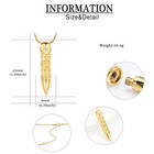 Personalized Bullet Urn Necklace Keepsake Memorial Ashes Skull Urn Necklace 2023