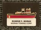 Eugene F  Moran Tugboat Lapel Pin   Tie Bar - 2 Items - Towboat - Ny Harbor