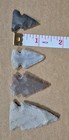 Antique Arrowheads 4x See Photos description