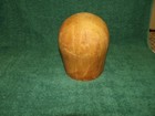Antique  Wood Hat Mold Block Form  796 22  Dan Fox Millinery Supply Chicago Vtg