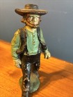 Vintage Amish Man Cast Iron 5 Inches Tall Nice Collectible 