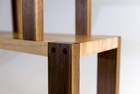 Step Stool  Solid Walnut And Maple