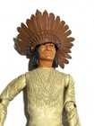 12  Vintage 1967 Marx Johnny West Indian Chief Geronimo Action Figure Doll 1960s