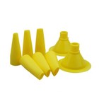 Caulk Nozzle Applicator Reusable Caulking Sausage Caulking Gun Tips Cone Trowel