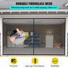 Garage Screen Doors For 2car Garage16x8ft Fiberglass Durable Heavy Duty Magnetic