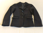 Youth Equestrian English Riding Show Coat Black Size 10 Tuff Rider  ride N Go 