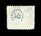 Us Stamp - 1912 Benjamin Franklin  2 Perfin Used  R85 Cv 290