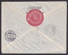 Turkey Ottoman Empire Ww1 1916 Registered Censored Cover To Germany