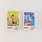 United States New York Stamp Tourist Travel Souvenir 3d Resin Fridge Magnet Gift