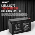 Casil 12v 7ah Ca1270 New Apc Back-ups Es 500 Va  Be500c  Be500u Ups Battery