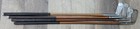 4 Antique Vintage 1920s Left Hand Hickory Wood Shaft Golf Club Putter Invincible