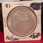 Lot Of 10 Au Morgan Silver Dollars  1 9 Different 1881-1904 P o No 21s 250555