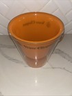 Veuve Clicquot French Champagne Acrylic Insulated Orange Ice Bucket Cooler Clean