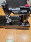  Singer 221 Featherweight 24 Attachments Included   Case