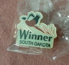 Winner South Dakota Pheasant Logo Travel Souvenir Jacket Lapel Pin New