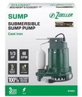 Zoeller Submersible Sump Pump 1 3 Hp 48 Gpm 115v Cast Iron 1052-0001
