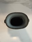 Antique Song Dynasty Chinese  hu  Or Arrow Vase Matte Gray Blue Solid Pottery