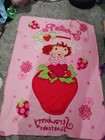 Vtg Y2k Strawberry Shortcake Blanket Flaws Read