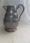 Unbranded Genuine Pewter Tavern Pitcher Vintage 1970 s   