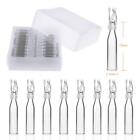 10000x Insert Vials Micro-insert 29 5 7mm Clear Bevelled Bottom W plastic Spring