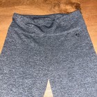 Girls Size 12 Justice Solid Gray Grey Athletic Leggings Euc