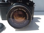 Vintage Black Body Nikon F Ftn Tn Camera W 50mm F1 4 Lens   Case Clean Works 