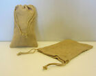 2 Burlap Jute Sacks With Drawstrings 6  By 10  Wedding Party Favor Gift Bags