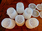 Vintage Tupperware Dessert Parfait Jello Pudding Cups W lids Set Of 6