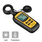 Light Meter Digital Illuminance Meter Handheld Ambient Temperature Measurer R   