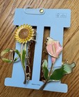 Piper K Set Of Two Floral Hair Clips