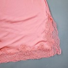 Vintage Victorias Secret Peach Pink Lace Satin Negligee Midi Slip Dress Sz M
