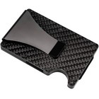 Men s Rfid Blocking Slim Money Clip Carbon Fiber Wallet Id Credit Card Holder
