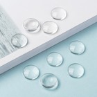 200pcs Transparent Glass Cabochons Half Round dome Clear 14 5 15x4mm Jewelry