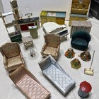 Ideal Petite Princess Fantasy Doll House Furniture Lot 24 Pieces Vintage
