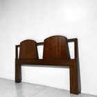 Mcm Walnut    first Edition    Queen Size Headboard By Lane Mid Century Wood Bed