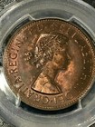 Proof Pcgs Pr63rb 1961  p  Perth Melbourne Australia One Penny 1 D Coin-jun915