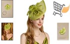 Women   s Sinamay Tea Party Fascinator Hat Derby Wedding Church Headwear