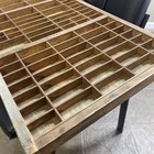 Antique Hamilton Printer s Drawer Letterpress Type Case Shadowbox Free-freight  