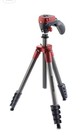 Manfrotto Mkcompactacn-red Compact Action Aluminium Tripod With Hybrid Head -   