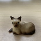 Retired Hagen Renaker Siamese Lying Cat Figurine