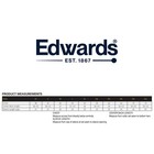 Edwards Garments 3302 Men s 10 Knot Button Relaxed Fit Long Sleeve Chef Coat