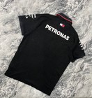 Mercedes-amg Petronas F1 Team Racing Polo Shirt Men Size Xl Black