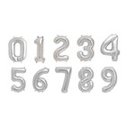 16  Silver Number 9 Mylar Foil Balloon 1 Pc Party Backdrop Decorations Supply